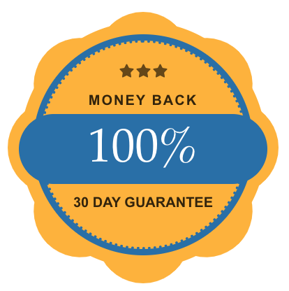 money back 100% 30 day guarantee